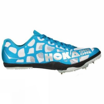 Zapatillas Running Hoka One One Rocket LD Hombre Blancas / Azules - Chile YUO235410